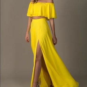 Nadine Merabi Zoey Maxi Two- Piece Dress